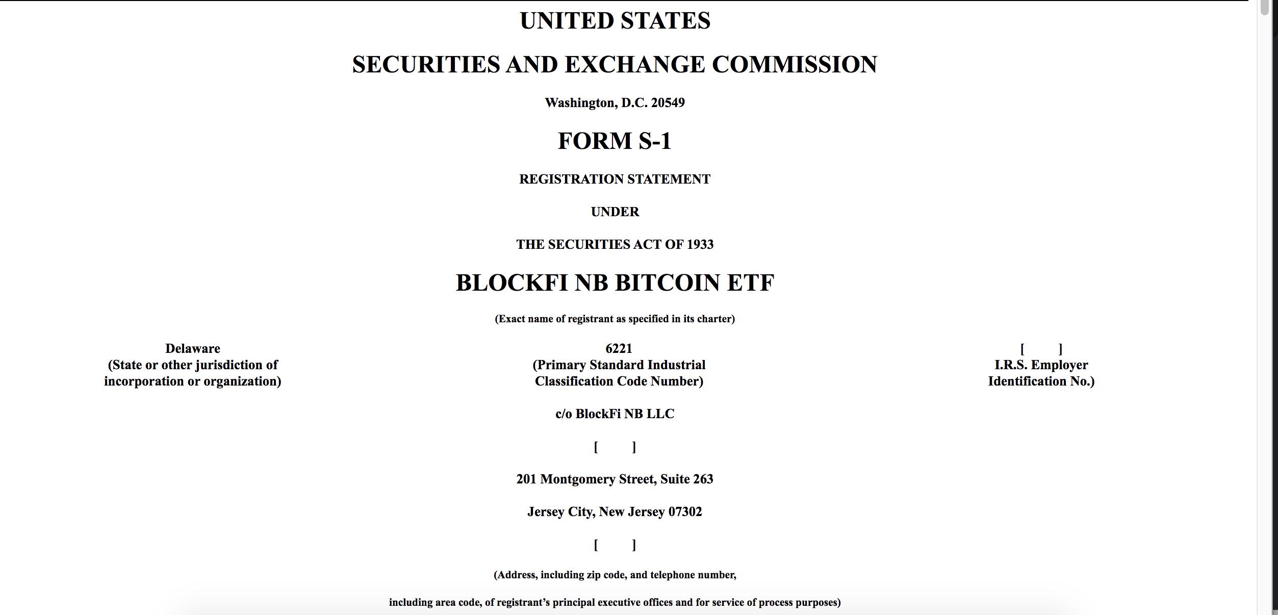 BlockFi 加入现货比特币 ETF 竞赛，美SEC本周将对首个现货比特币ETF作出最终裁决